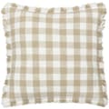 Miniatyrbillede 1 af 2: Yard Barton Fringed Checked Cushion Cover