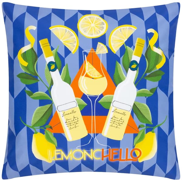 Furn Limoncello Abstract Outdoor Cushion Cover