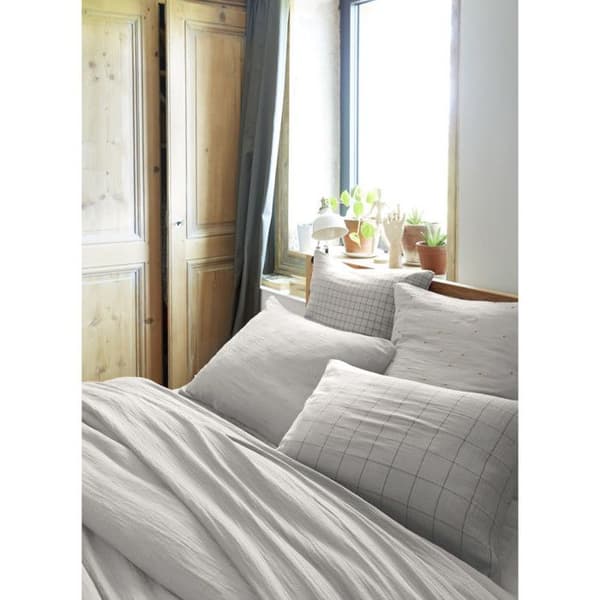 Gyllene prickiga dekorativa örngott "Gaïa Chic" 60 x 60 cm & 50 x 70 cm "Cotton Gauze" - Gaïa Chic Nuage - 50 x 70 cm