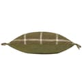 Miniatyrbillede 2 af 2: Yard Beni Fringed Checked Cushion Cover