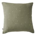 Miniatyrbild 1 av 5: Gyllene prickiga dekorativa örngott "Gaïa Chic" 60 x 60 cm &amp; 50 x 70 cm "Cotton Gauze" - Gaïa Chic Rosemary - 60 x 60 cm