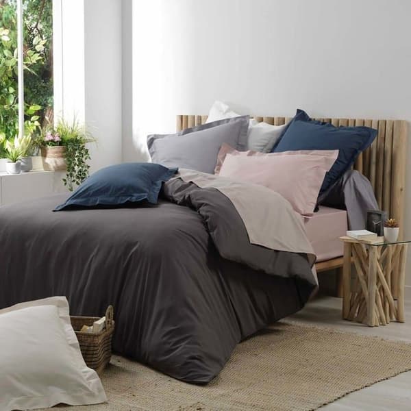 Örngott x2 Percale 50x70 cm Rosa