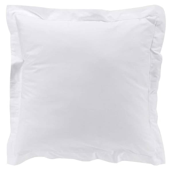 Kuddfodral - Vitt - 63x63 cm - 100% Cotton Percale - Tvättbart - Mjukt och Sidenliknande