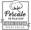 Miniatyrbild 3 av 4: Bolster Case 85x185 Cm Percale Lin