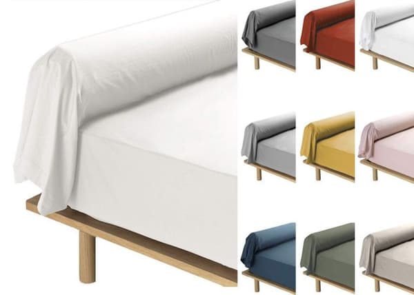 Bolster Case 85x185 Cm Percale Lin
