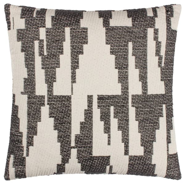 Hoem Ibizia Abstract Cushion Cover Black 50cm x 50cm