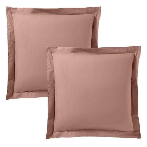 Överdrag till kudde "Premium" alla dimensioner - Premium Gamla Rosa - Överdrag till kudde 63 x 63 cm platt volang quiltad