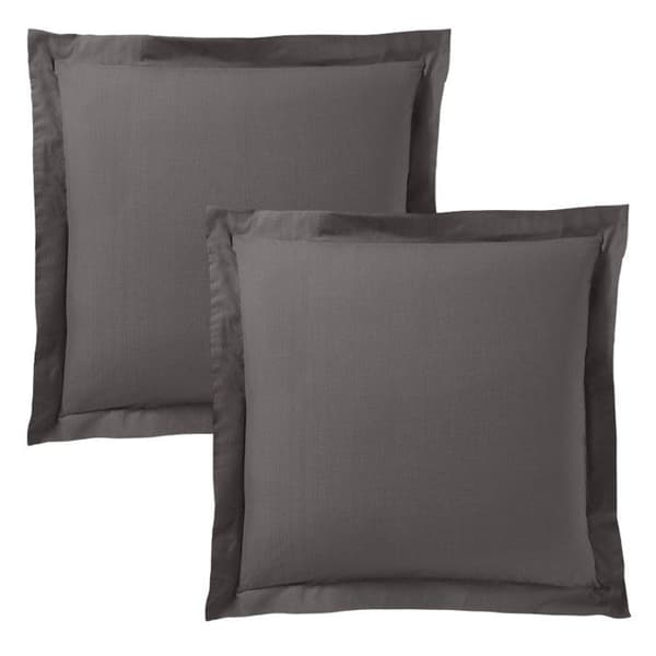 "Premium" örngott alla storlekar - Premium Slate - 63 x 63 cm platt quiltad volang