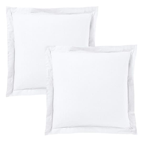 "Premium" örngott alla storlekar - Premium Snow - 63 x 63 cm platt quiltad volang