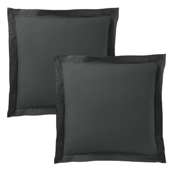 "Premium" örngott alla storlekar - Tryffel Premium - 63 x 63 cm platt quiltad volang