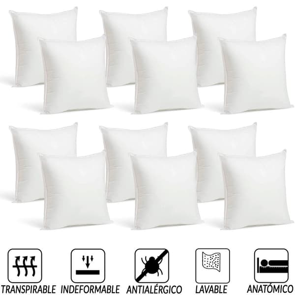 45x45 cm Andningsbara Kuddfyllningar, Anti-Allergi, Tvättbara (Paket om 10/12),45x45cm 10 PAs ++++ Billigt