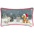 Miniatyrbilde 1 av 3: Evans Lichfield Piped Dog Christmas Cushion Cover