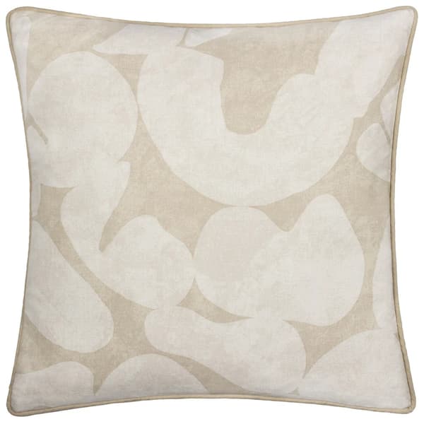 Hoem Brinn Piped Abstract Kuddfodral Natural 45cm x 45cm