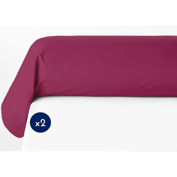 Set med 2 bolsterfodral - LOVELY HOME - LH71602 - 85 x 185 cm - Fuchsia