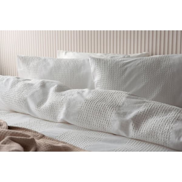 Belledorm Waffle Stripe Cushion Cover