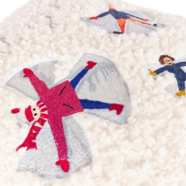 Furn Christmas Together Bouclé Snow Angels Cushion Cover