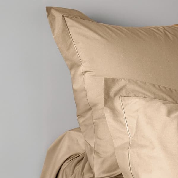 Kammad bomull percale örngott "Julian" alla storlekar Pure Cotton - Julian Linne - 50 x 70 cm platt quiltad volang
