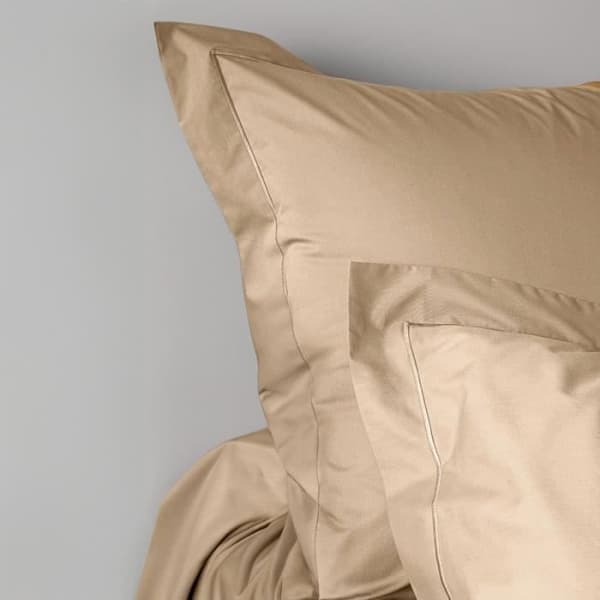 Kammad bomull percale örngott "Julian" alla storlekar Pure Cotton - Julian Linne - 65 x 65 cm platt quiltad volang