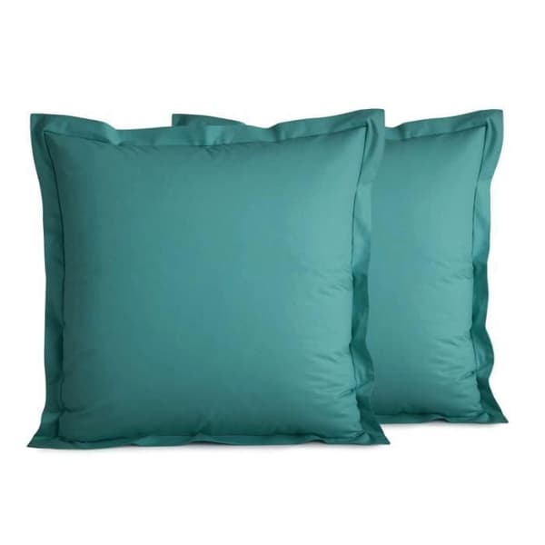 Kammad bomull percale örngott "Julian" alla storlekar Pure Cotton - Julian Paon - 65 x 65 cm platt quiltad volang