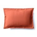 Miniatyrbild 1 av 4: Kammad bomull percale örngott "Julian" alla storlekar Pure Cotton - Julian Terracotta - 50 x 70 cm platt quiltad volang