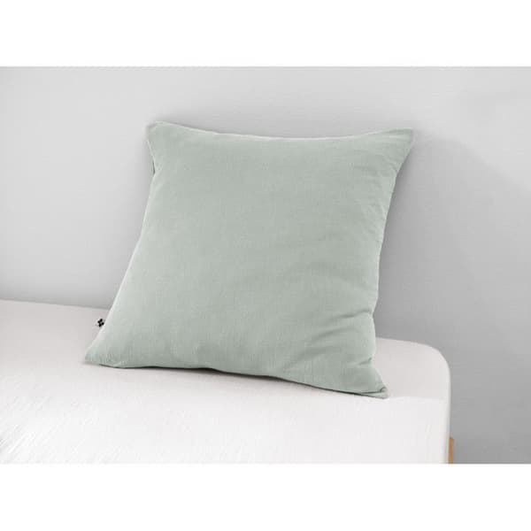 Örngott "Gaïa" 60 x 60 cm &amp; 50 x 70 cm "Cotton Gauze" - Gaïa Eucalyptus - 60 x 60 cm