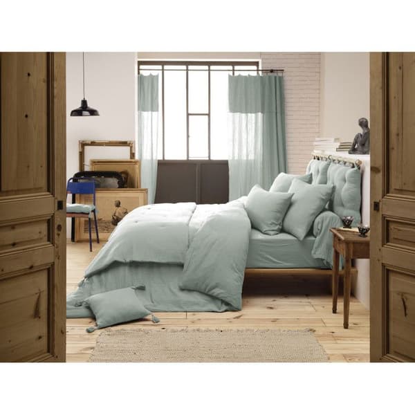 Bolsterfodral "Gaïa" 85 x 185 cm "Cotton Gauze" - Gaïa Eucalyptus - 85 x 185 cm