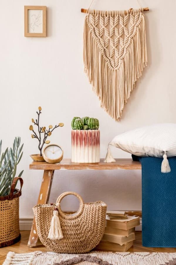 BOHO KUDDVALL 3 45 X 45 CM KRÄM