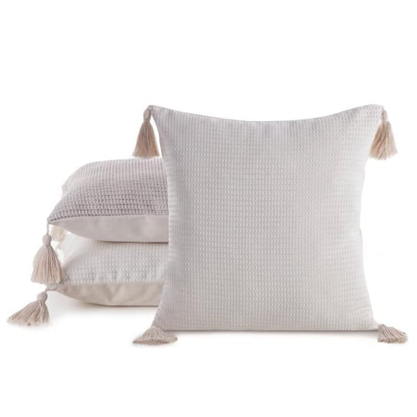 BOHO KUDDVALL 3 45 X 45 CM KRÄM