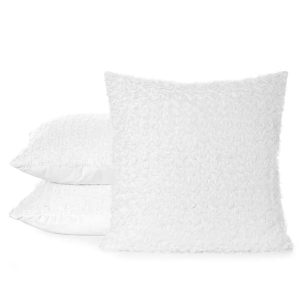 TIFFANY PUDEBETRÆK 45 X 45 CM HVID
