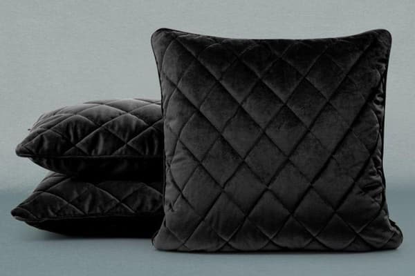 SAMMET KUDDVALL 27 45 X 45 CM SVART