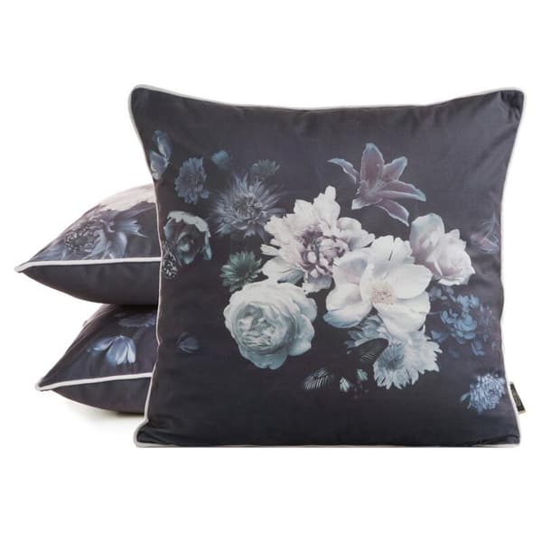 KUDDVALL SAMMET 133 45 X 45 CM SVART