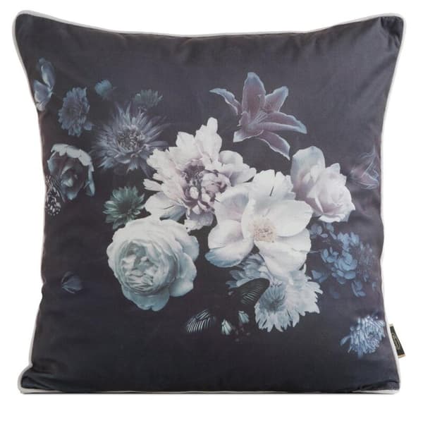 KUDDVALL SAMMET 133 45 X 45 CM SVART