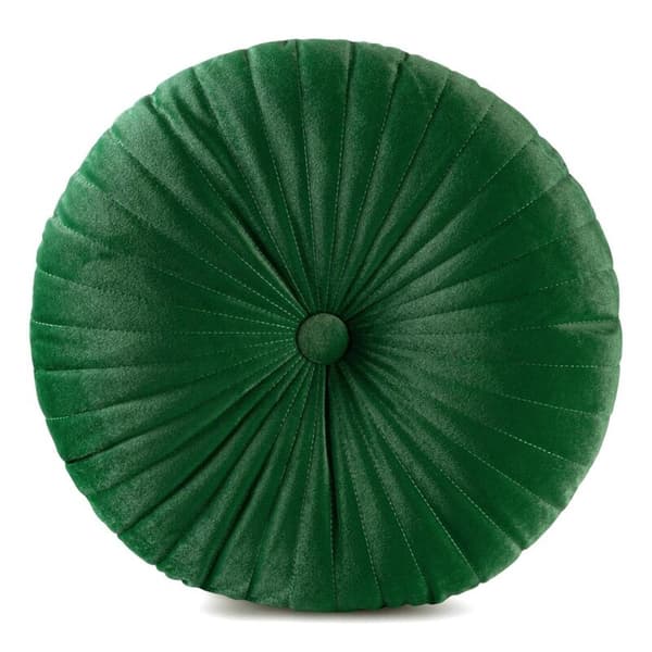 FLØJEL PUDEBETRÆK 68 × 40 CM MØRKEGRØN