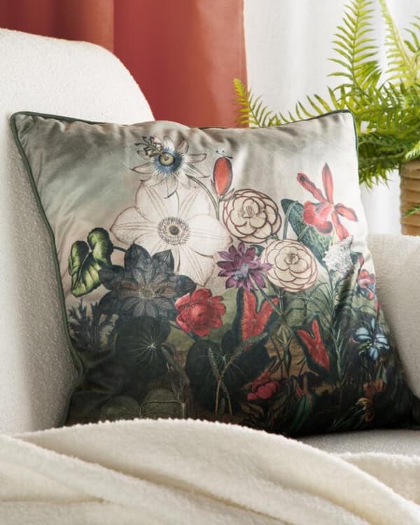 KUDDVALL SAMMET 106 45 X 45 CM GRÖN