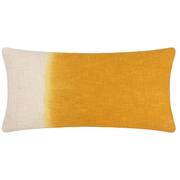Furn Mizu Rektangulärt Dip Dye kuddfodral Ochre 65cm x 30cm