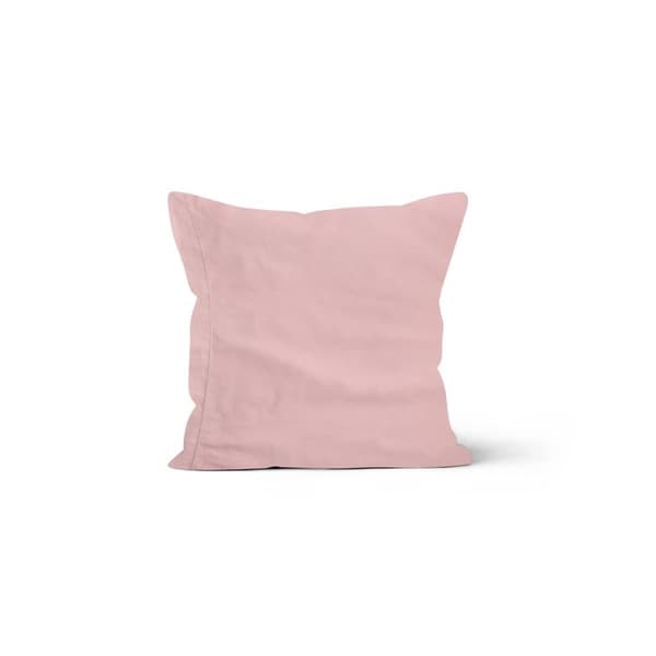 Percale bomull örngott 65x65 cm CAMILLE rosa, av songe de camille