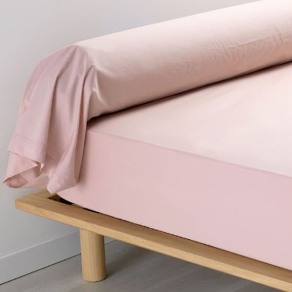 Kuddörj - Percale - Rosa - 85x185 cm - Mjuk känsla - OEKO-TEX