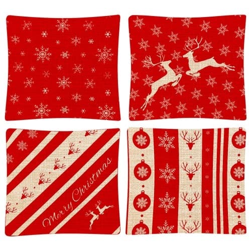 4-Pack Örngott set - Jul - 45x45cm
