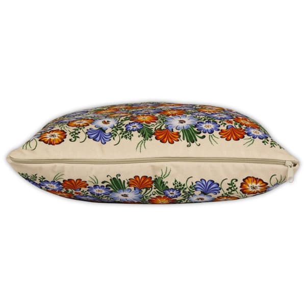 Örngott folk Opole blommor äng beige