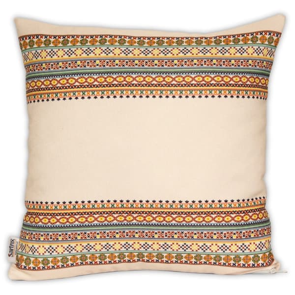 Pudebetræk folk Krzczonowski beige