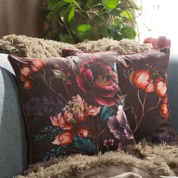 SAMMET KUDDVALL 129 45 X 45 CM BURGUNDY