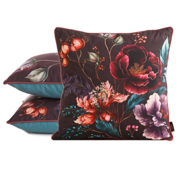 SAMMET KUDDVALL 129 45 X 45 CM BURGUNDY