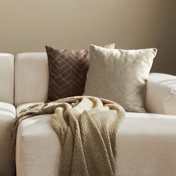 KUDDVALL MILA 01 45 X 45 CM MÖRK BEIGE