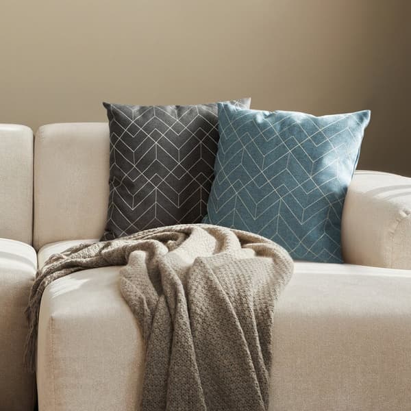 KUDDVALL MILA 01 45 X 45 CM MÖRK BEIGE