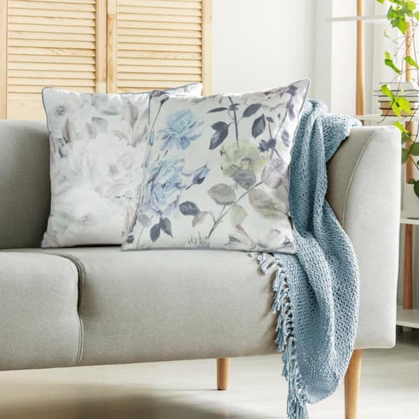 FLØJEL PUDEBETRÆK 151 45 X 45 CM CREME