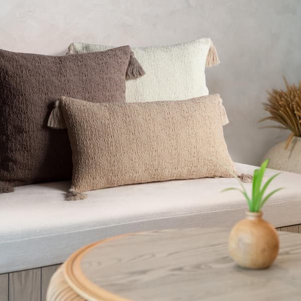 BOHO PUDEBETRÆK 7 45 X 45 CM BRUN