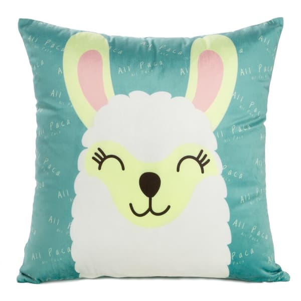 PUDEBEDRAG DESIGN91 45 X 45 CM TURKIS