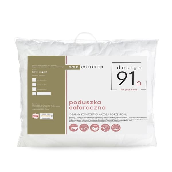 PUDEBEDRAG DESIGN91 40 X 40 CM HVID