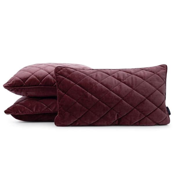 SAMETTI TYYNYLIINA 29 30 X 50 CM BURGUNDY