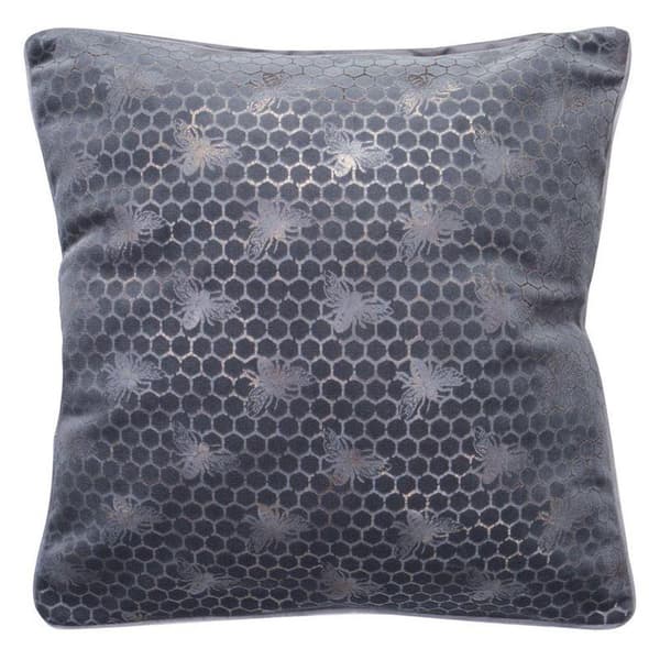 SAMMET KUDDVÅL 20 45 X 45 CM SILVER